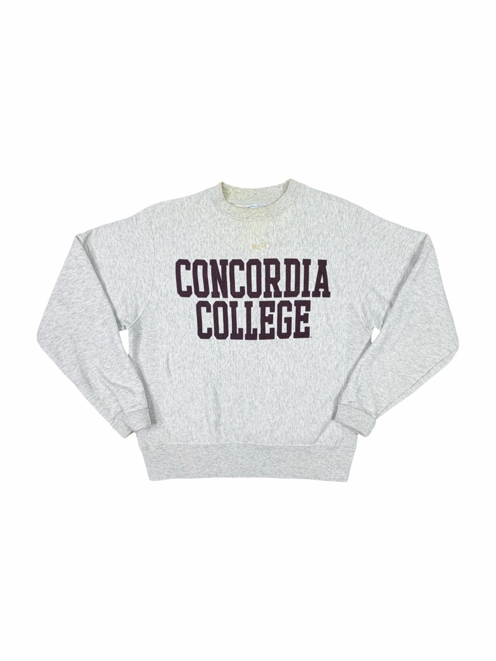 Vintage Champion Reverse Weave Concordia College Crew Neck - Size Small